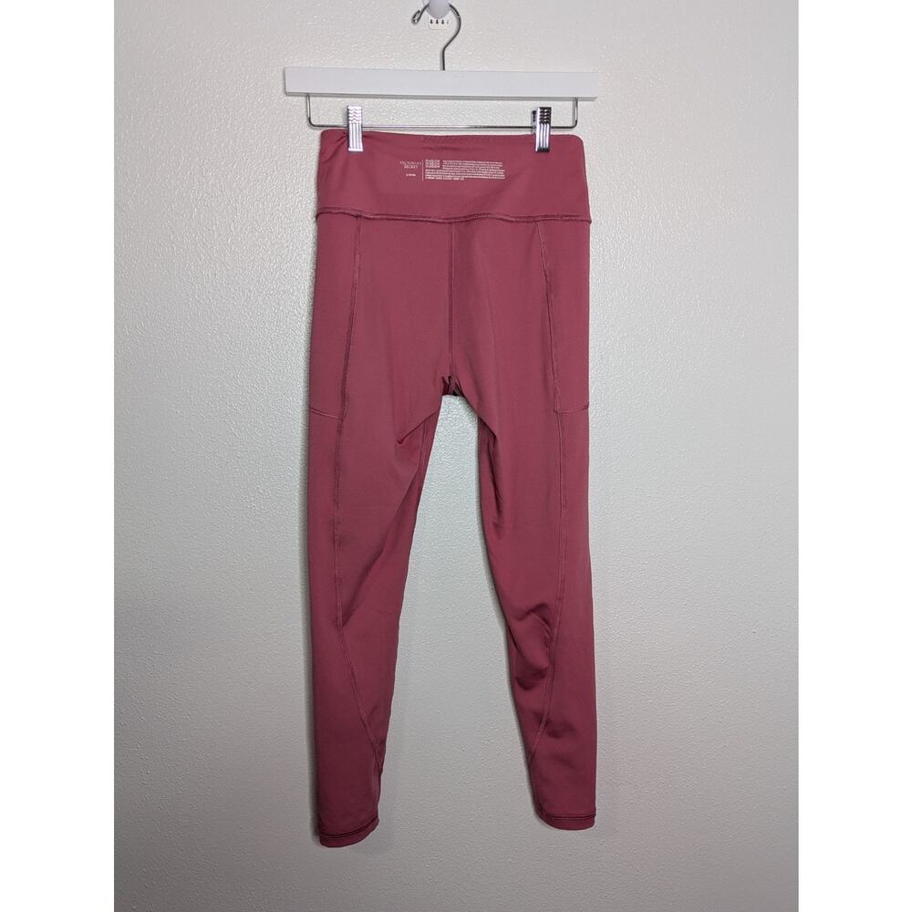 Lot Of 2 Victoria Secret Incredible Essential Leggings Size 6 - Pink & Brown - Picture 4 of 8